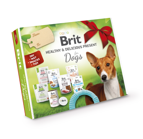 Brit Healthy&Delicious Present For Dogs dovanų dėžė šunims